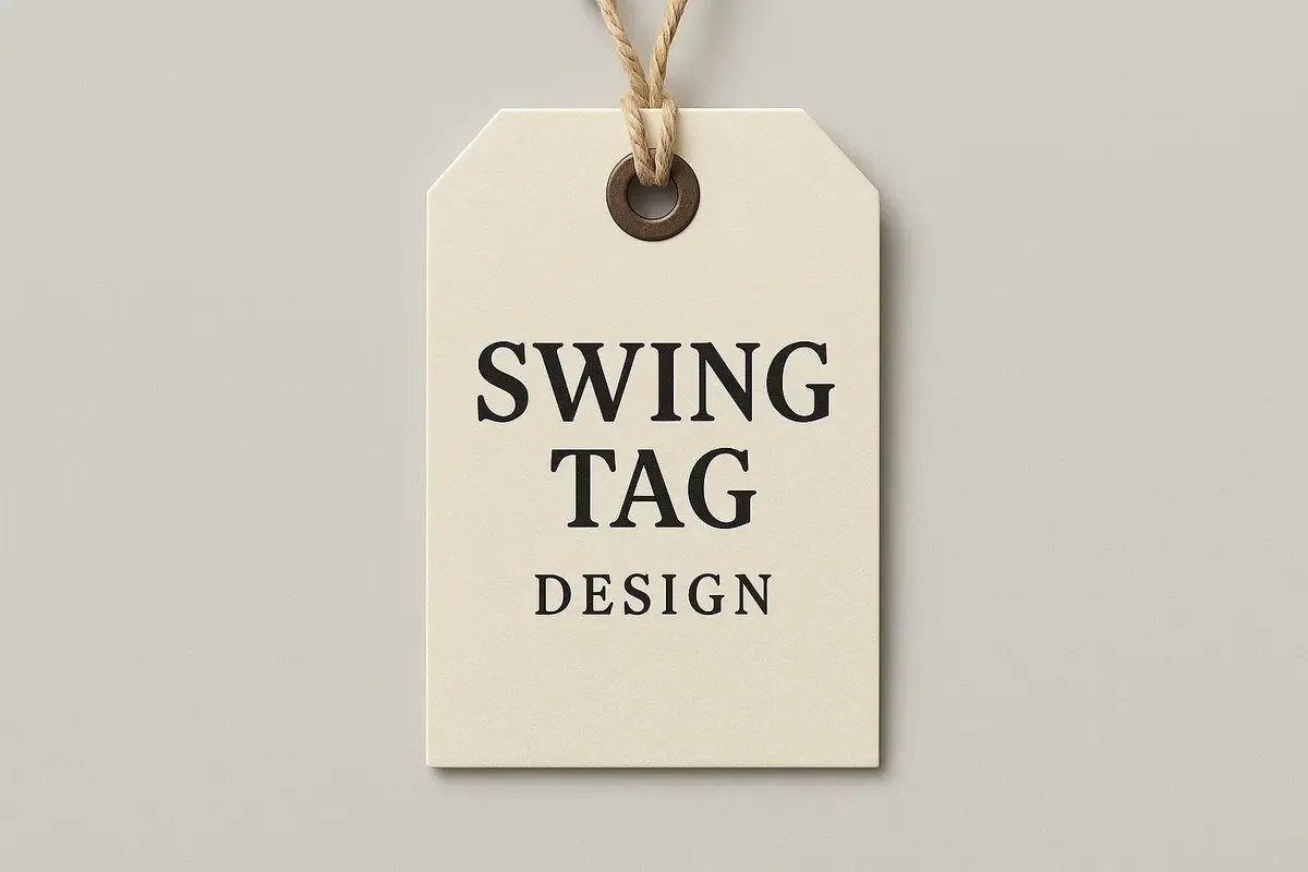 Swing tag design process