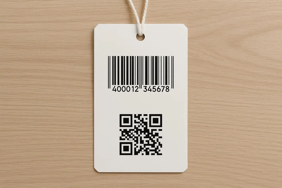 Fast swing tag printing process