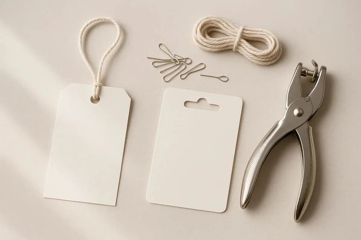 Blank swing tags and design tools