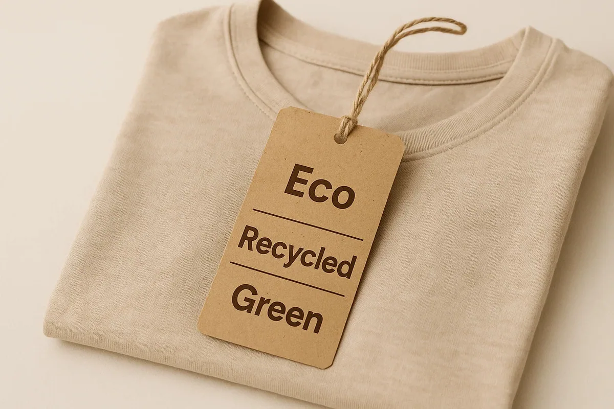 Recycled swing tag