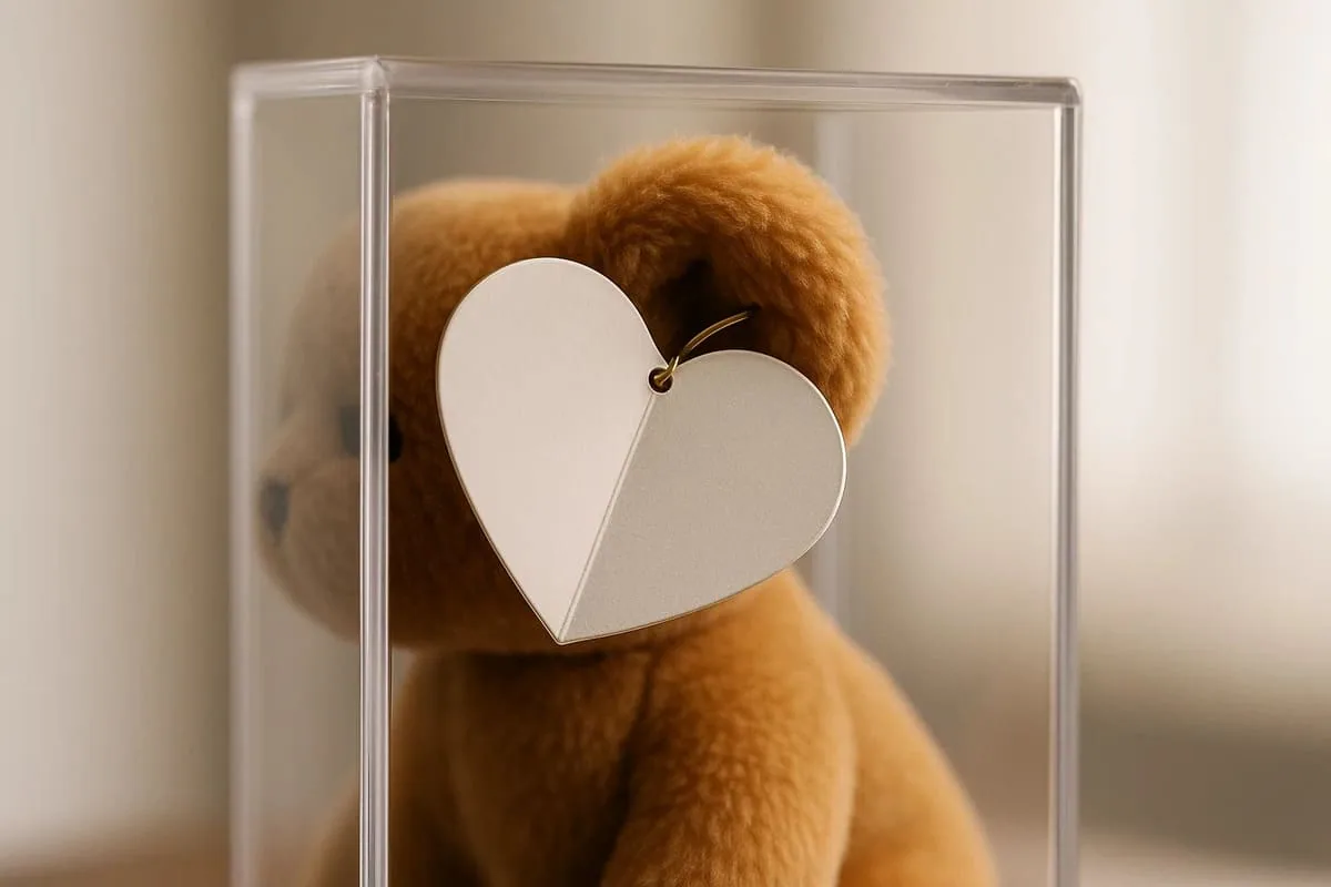 Heart-shaped swing tag