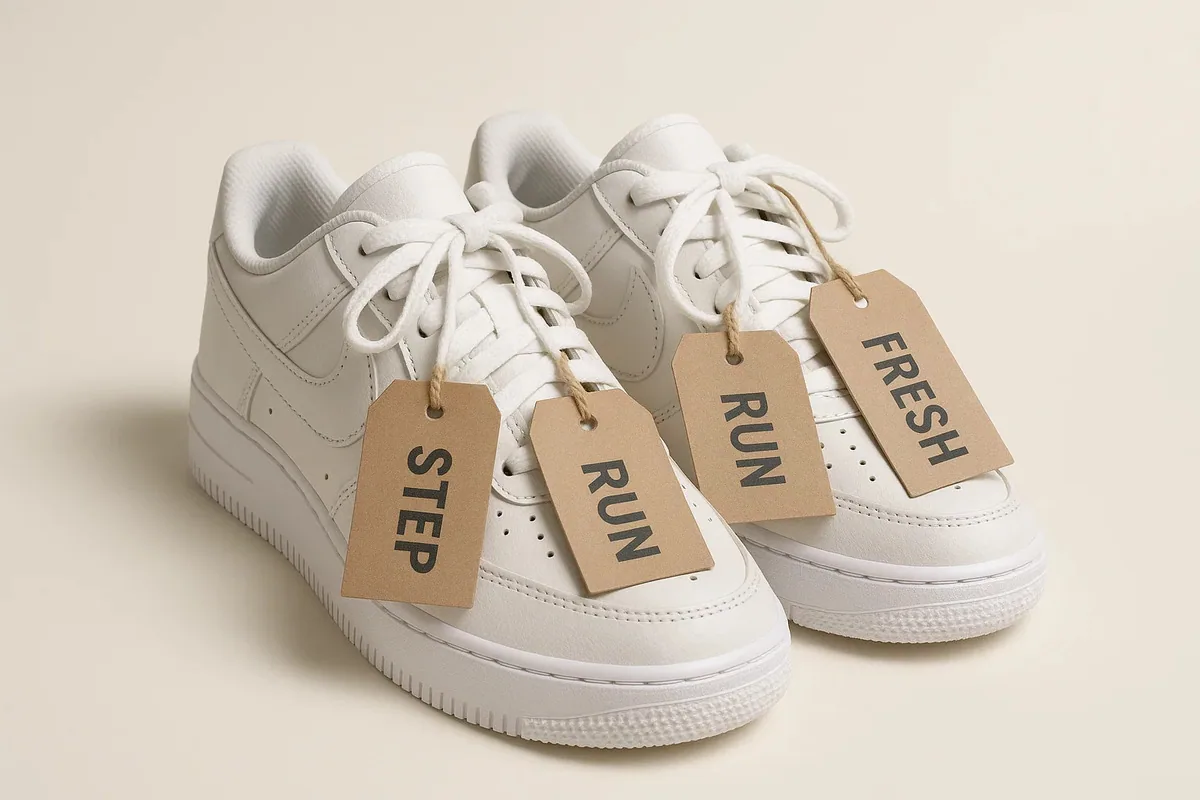 Custom printed shoe tag