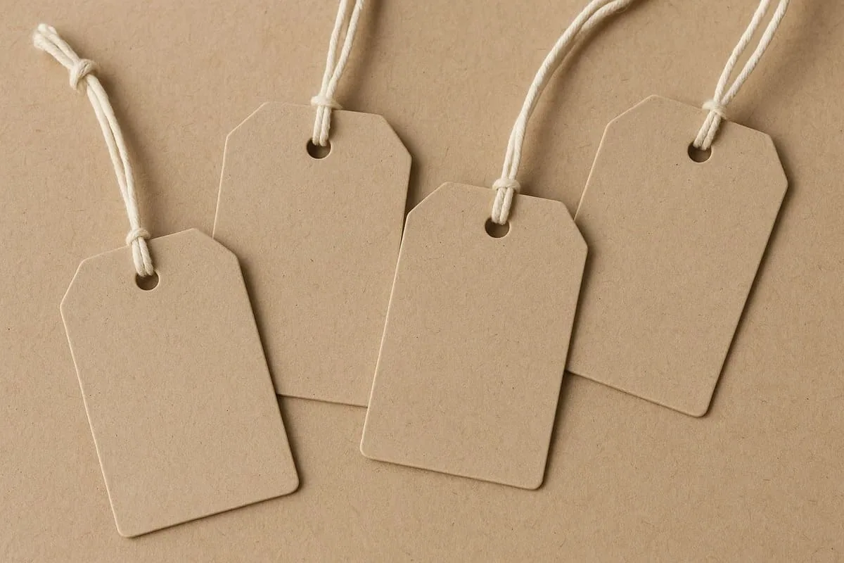 Eco-friendly printed swing tags