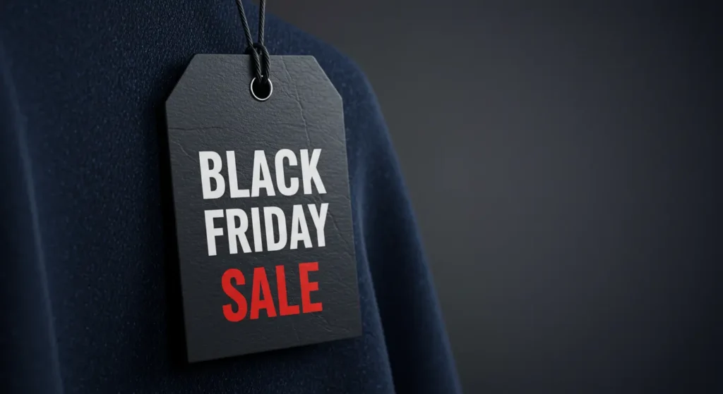 sale tag of black friday